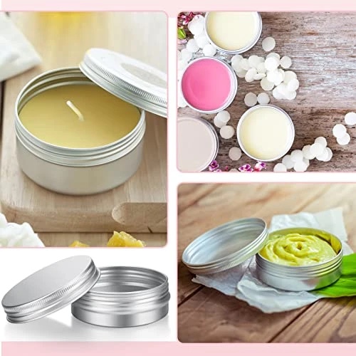 Aluminum cosmetic tin jar